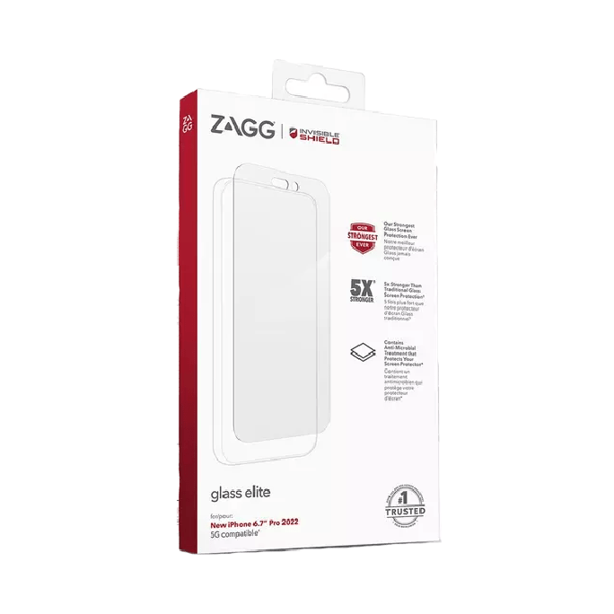 ZAGG InvisibleShield Glass Elite Screen Protector for Apple iPhone 14 Pro Max - ReDial ZAGG InvisibleShield Glass Elite Screen Protector for Apple iPhone 14 Pro Max - ReDial